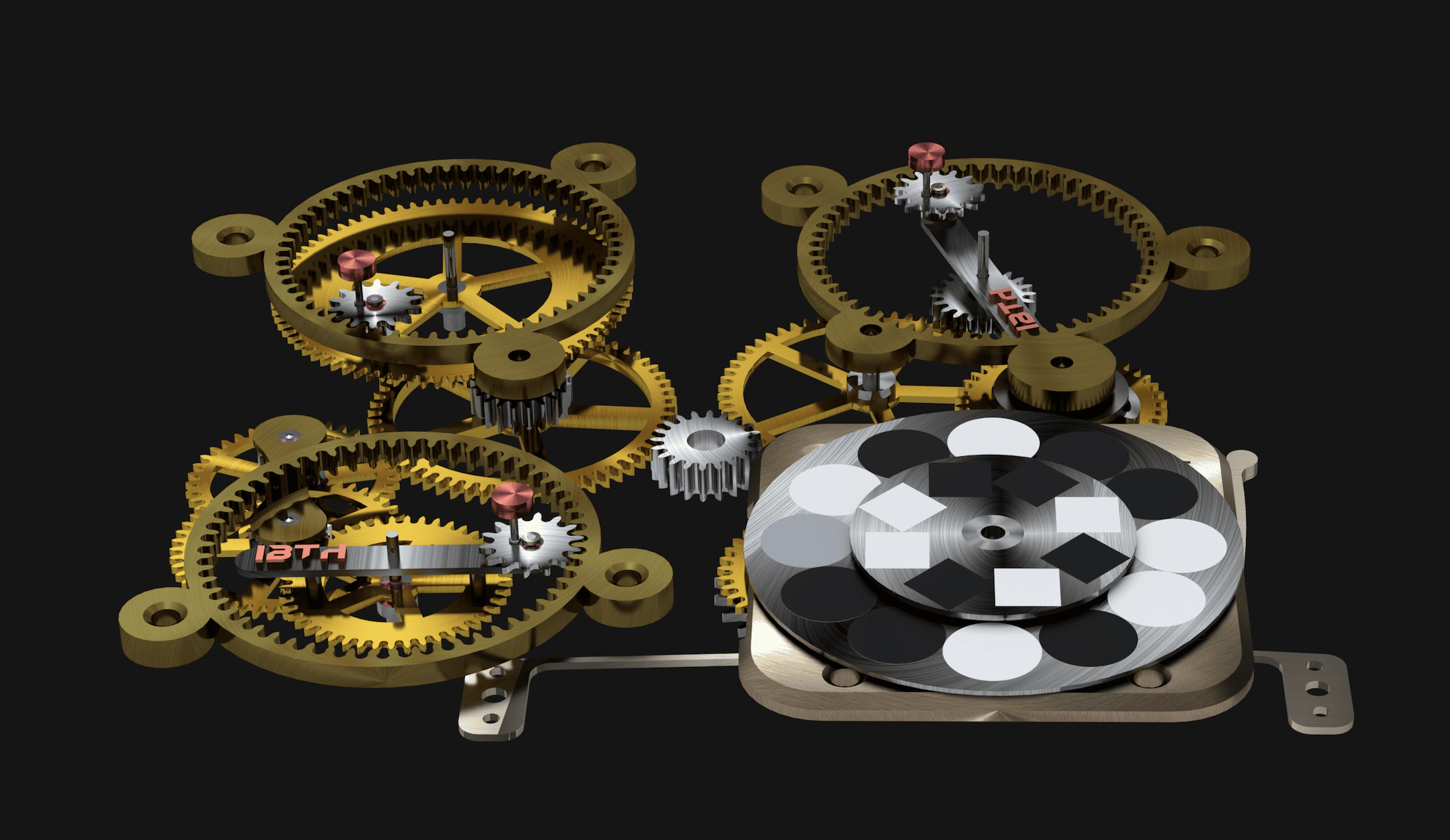 Fourier Square Trajectory Gear System